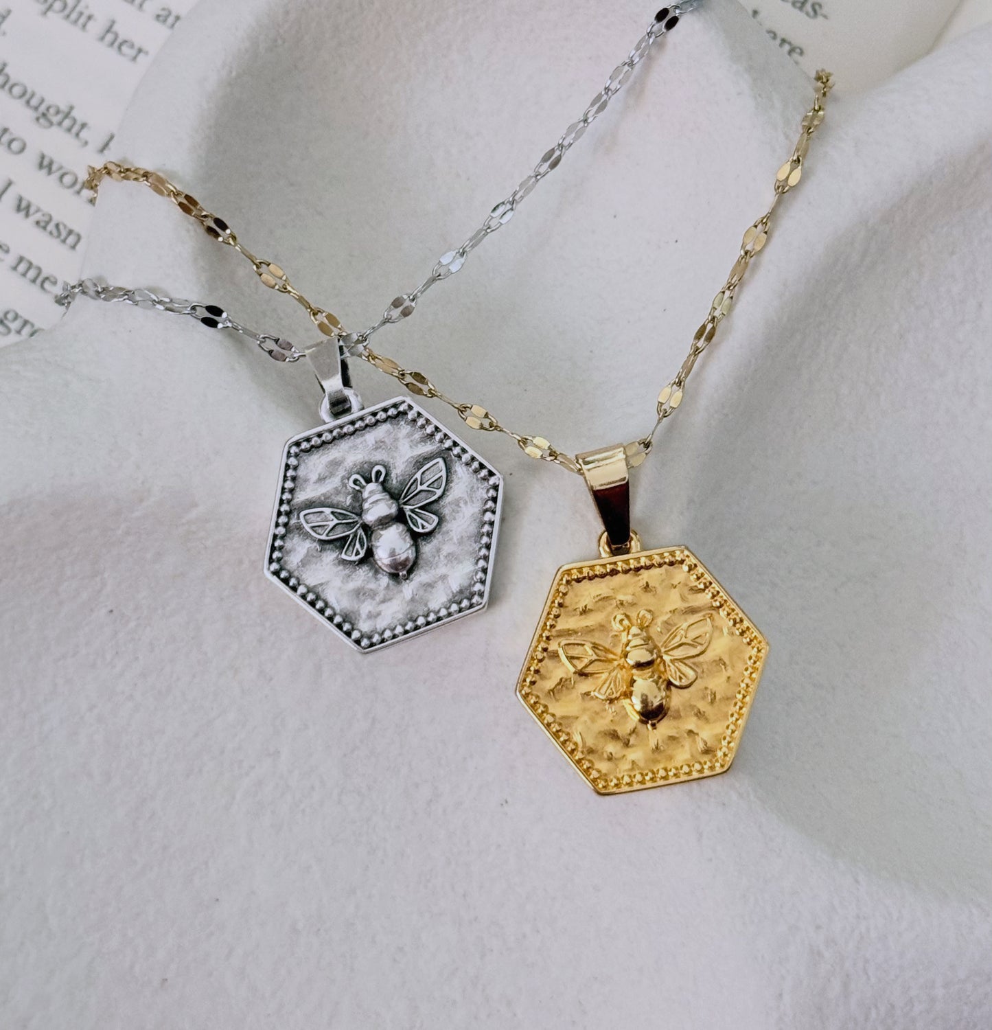 Bee Strong Penny Necklace