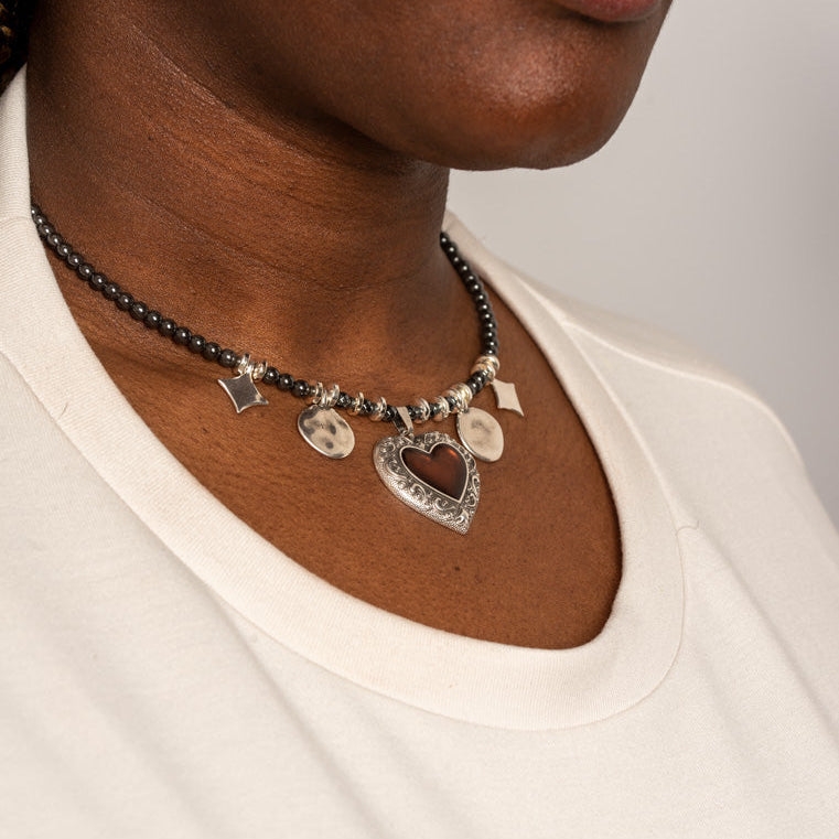 Hematite Heart
