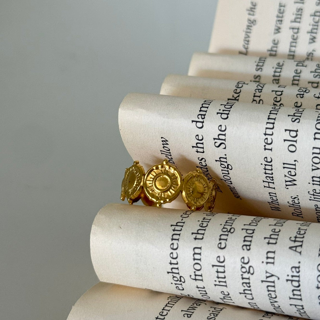 Sun Medallion Ring