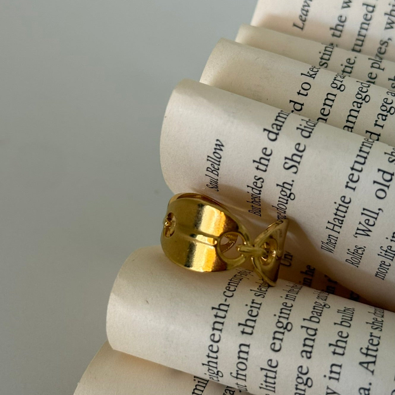 Golden Lock Ring