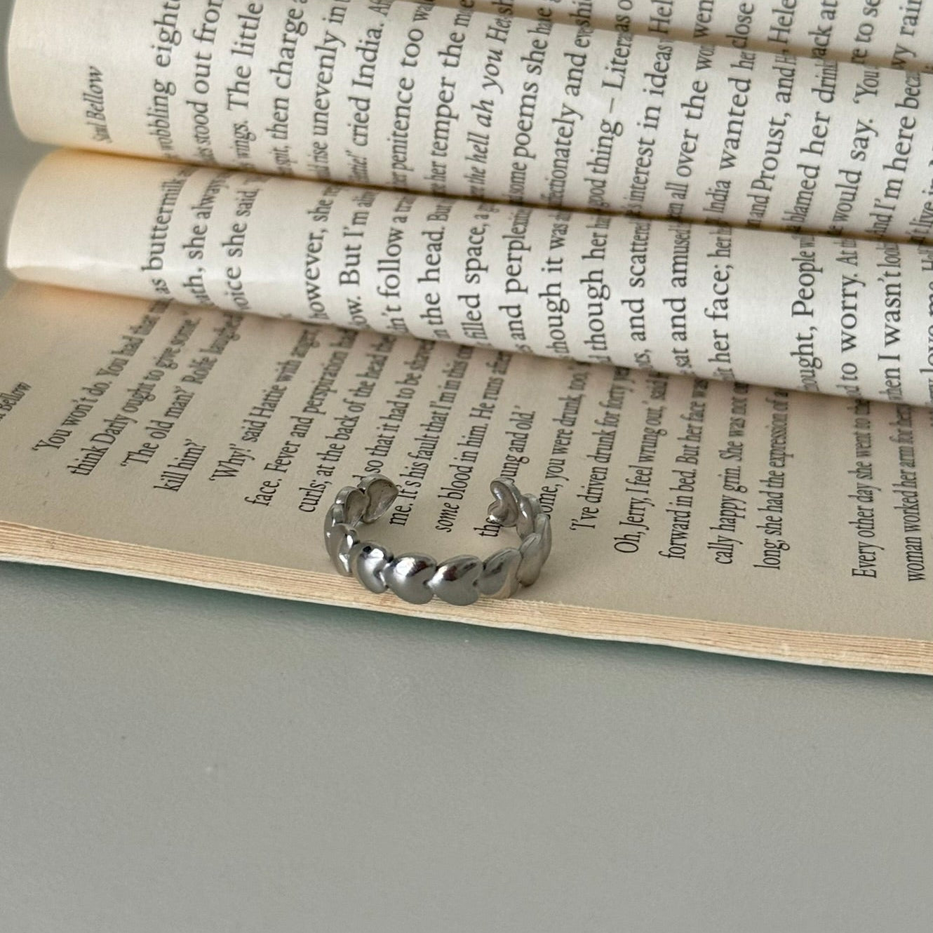 Amora Heart Ring Silver