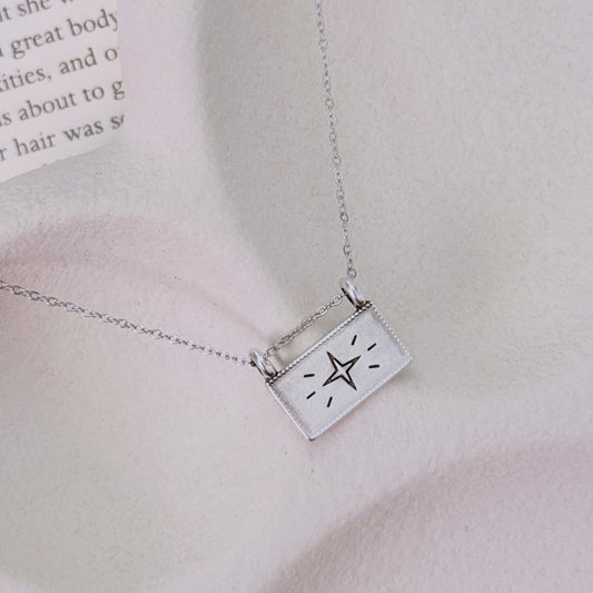 Celestial Tama  Silver Necklace