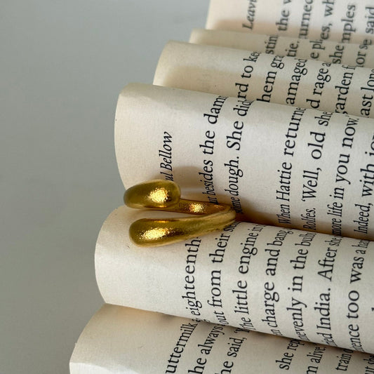 Golden Drop Ring
