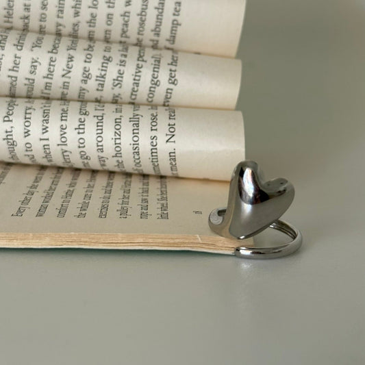 Oh My Heart Silver Ring