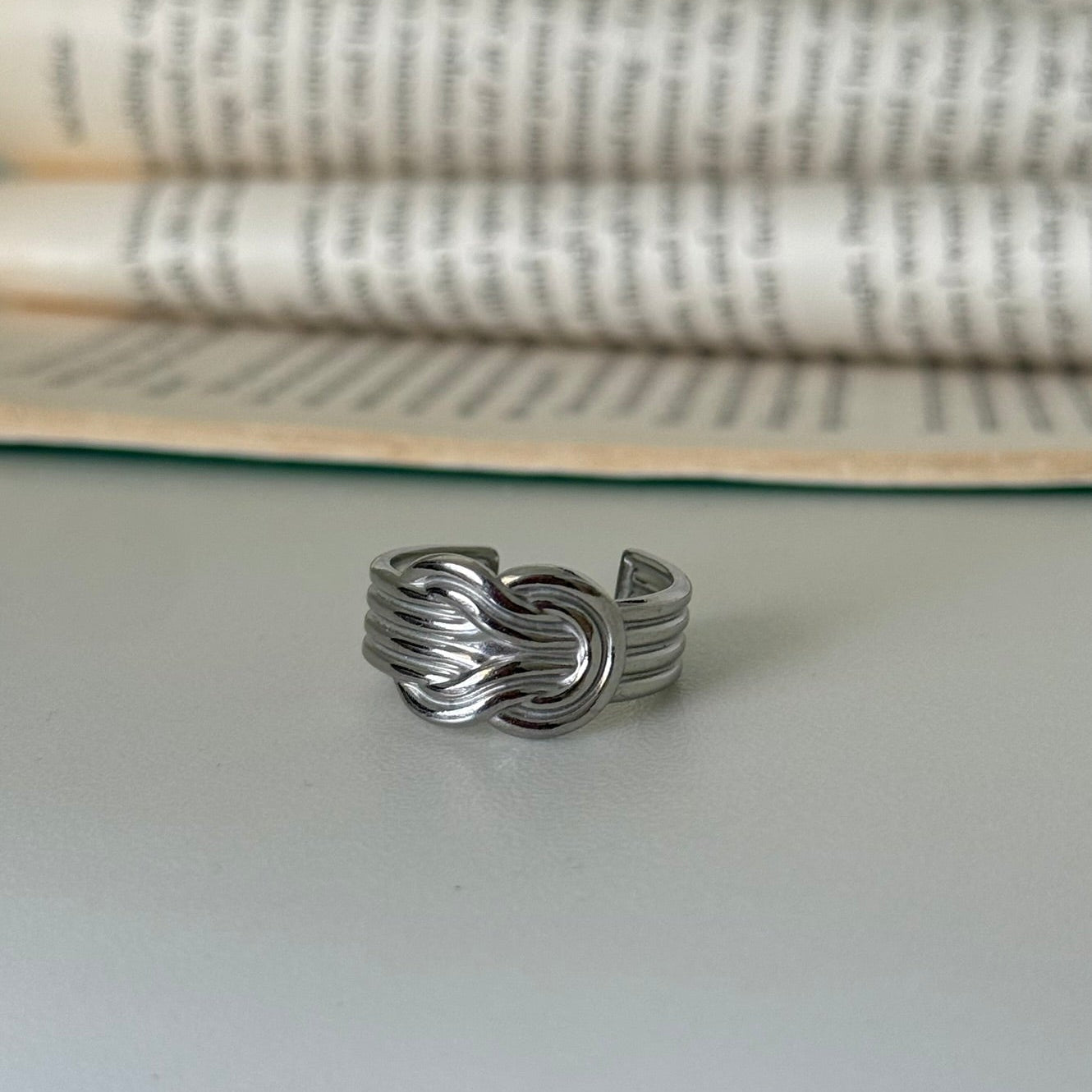 Silver Knot Ring