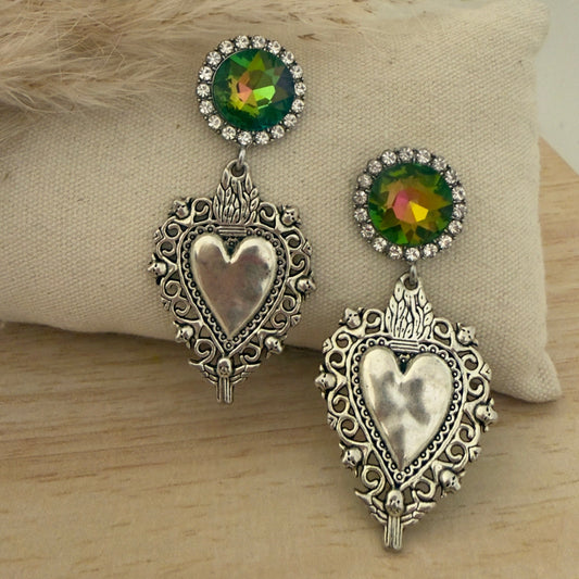 Mystic Heart Earrings