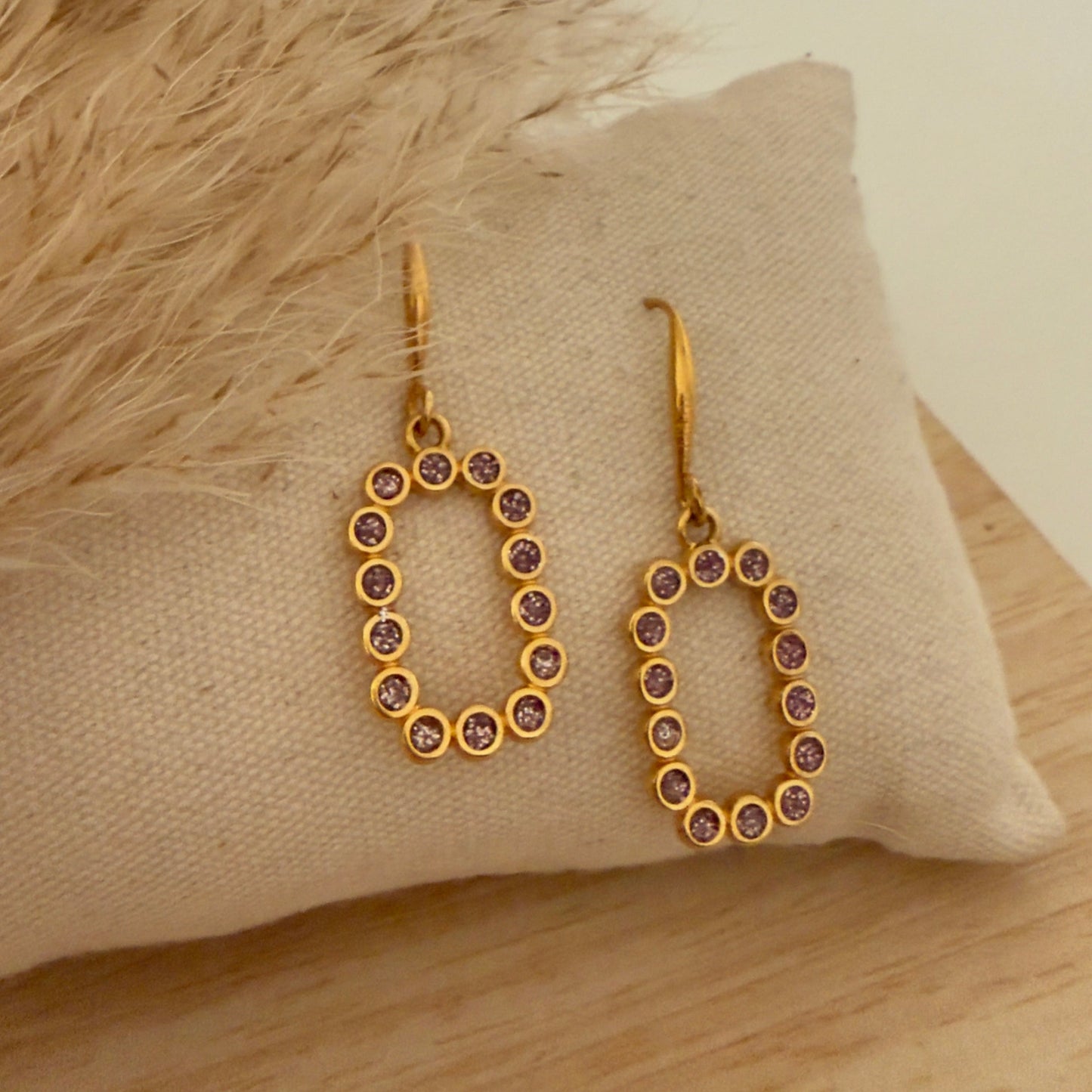 Glitter Drop Earrings