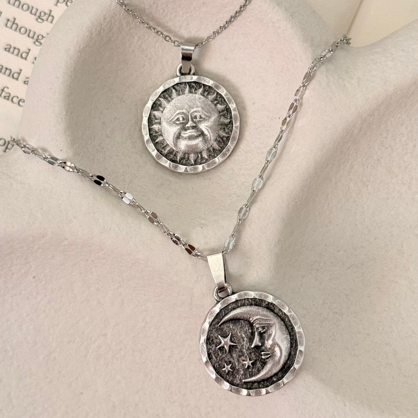Sun &amp; Moon Reversible Necklace