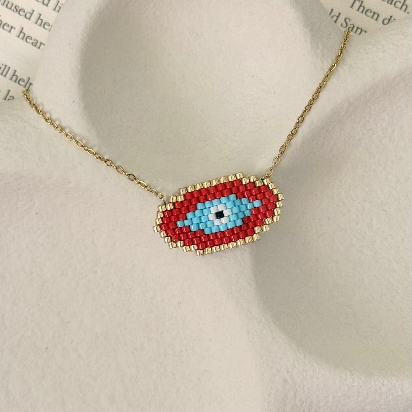 Miyuki Evil Eye Necklace