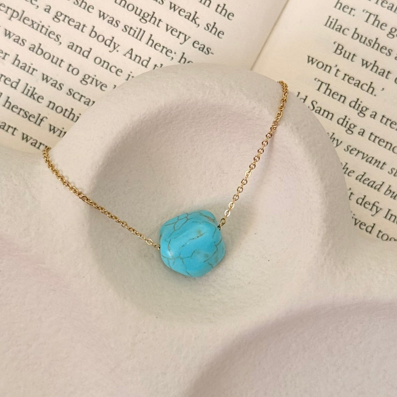 Turquoise Stone Necklace