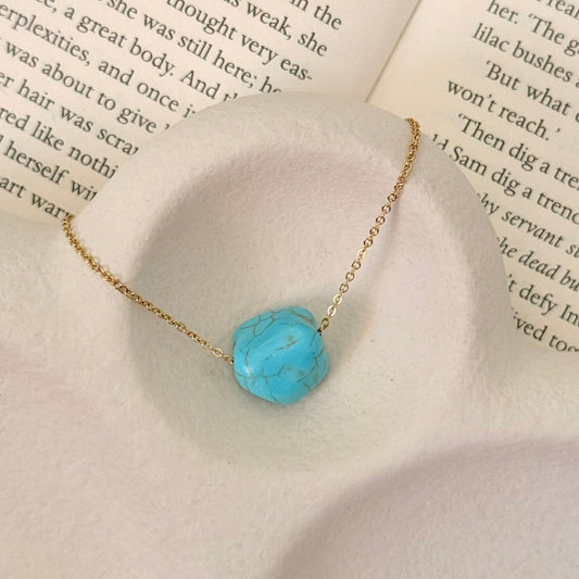 Turquoise Stone Necklace